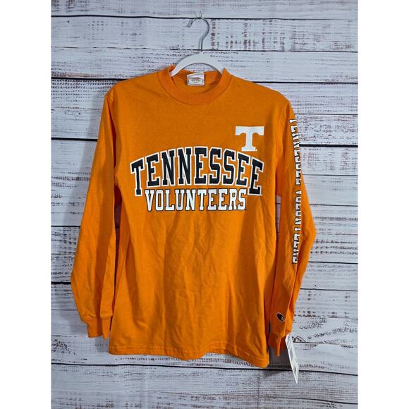 Champion Tennessee Volunteers Long Sleeve Shirt Men's Small Orange NWT - Picture 1 of 4
